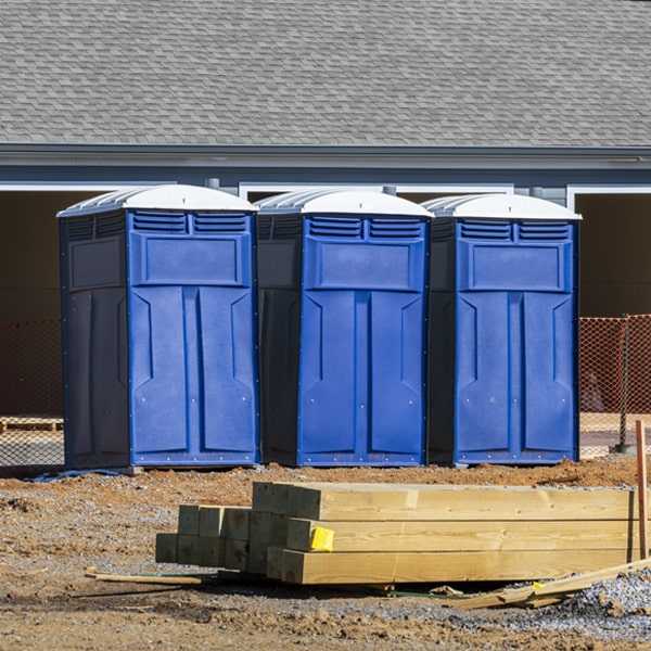 is there a specific order in which to place multiple portable toilets in Fruit Cove FL